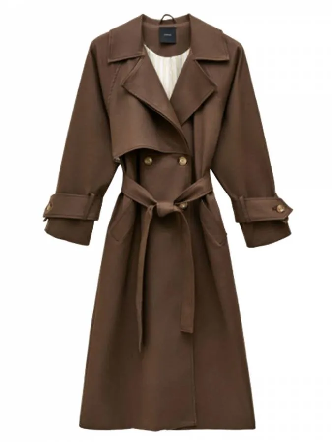 LUMINA - Γυναικεία καπαρντίνα LD5115 Brown