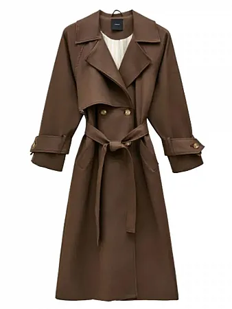 LUMINA - Γυναικεία καπαρντίνα LD5115 Brown