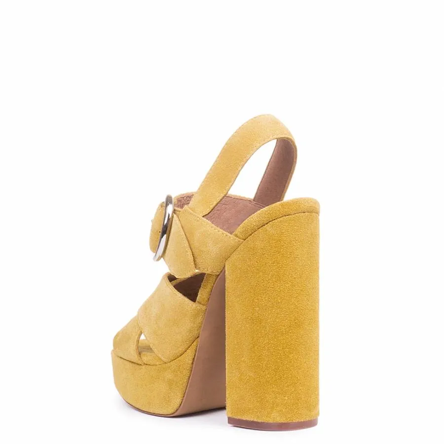 Jeffrey Campbell - ELVINA HIGH HELLED PLATFORMS ( YELLOW) -