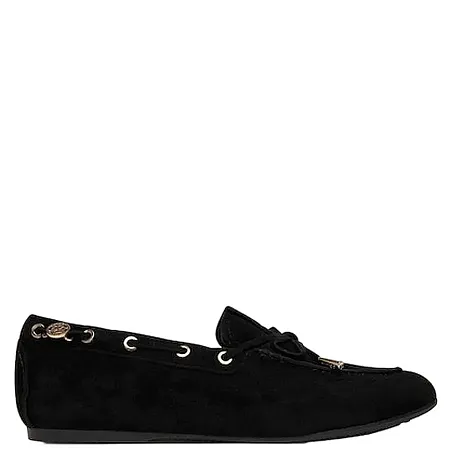 GUESS - Γυναικεία μοκασίνια FLPAISSUE14-BLACK Μαύρο