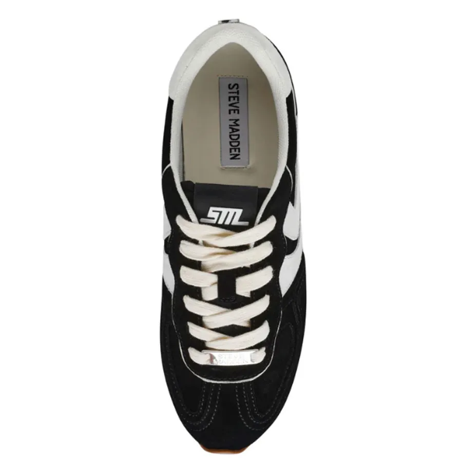 STEVE MADDEN - Γυναικεία sneakers ABBI-SM 11005187-015 Black Suede