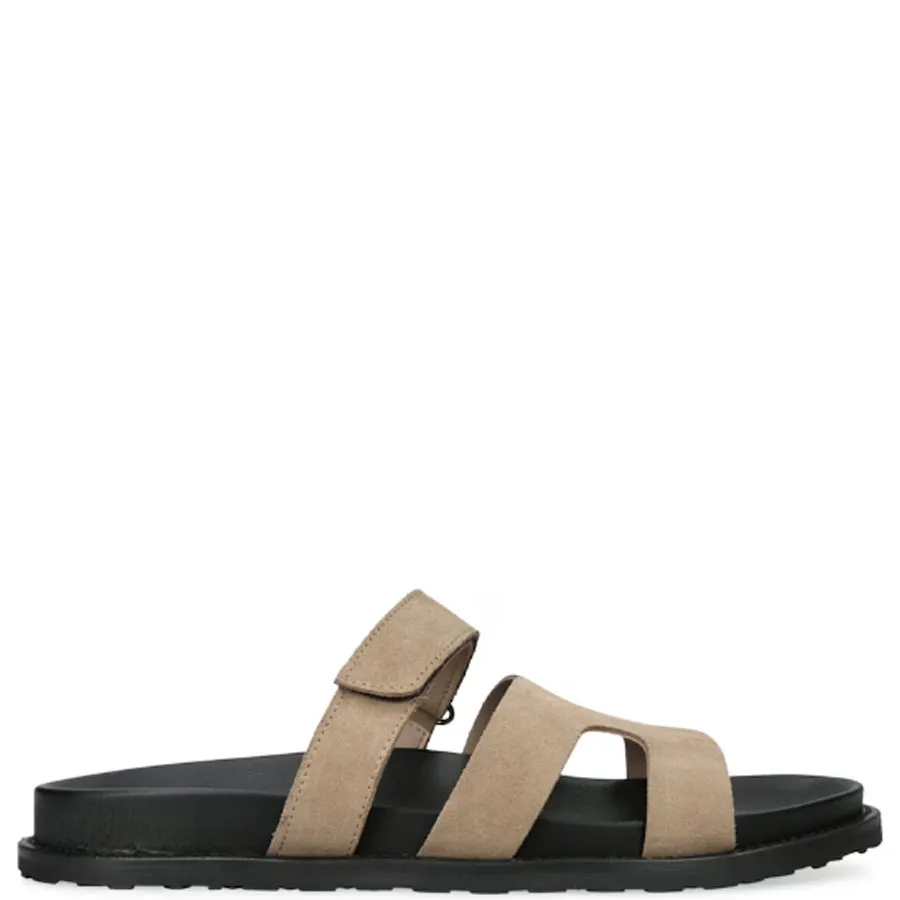 STEVE MADDEN - Ανδρικές παντόφλες MANU 12000835-275 Taupe Suede