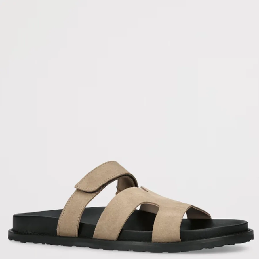 STEVE MADDEN - Ανδρικές παντόφλες MANU 12000835-275 Taupe Suede