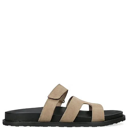 STEVE MADDEN - Ανδρικές παντόφλες MANU 12000835-275 Taupe Suede