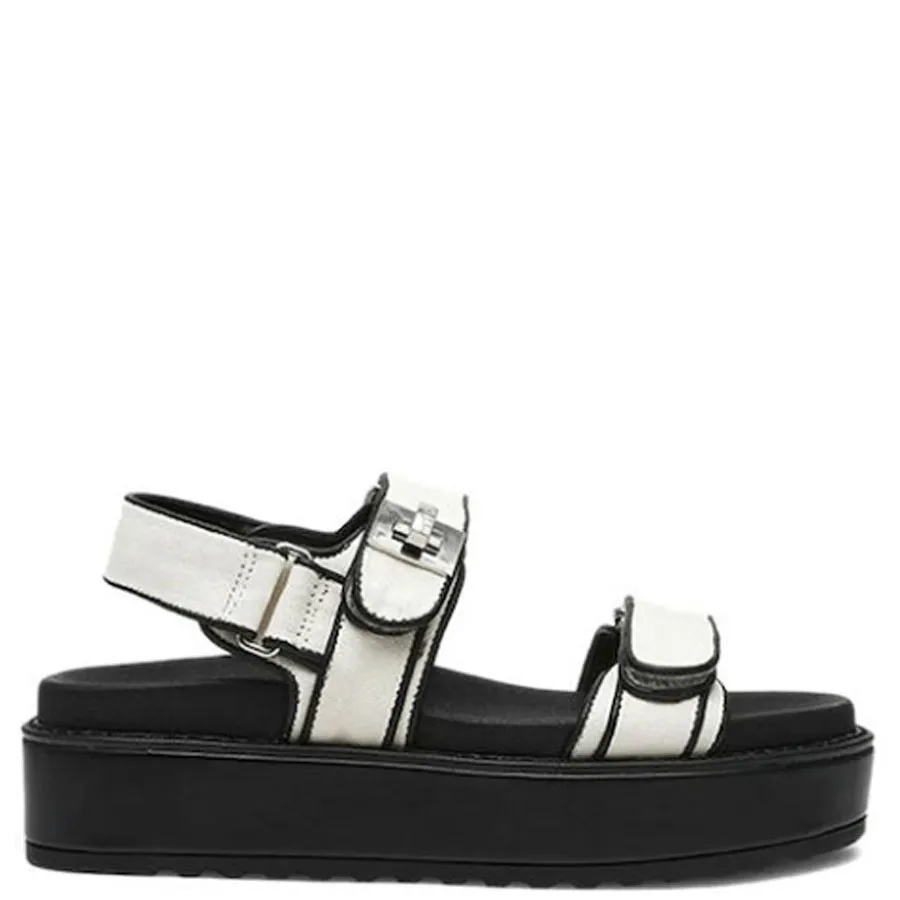STEVE MADDEN - Γυναικεία πλατφόρμες BIGMONA 11003034-031 Black/Bone