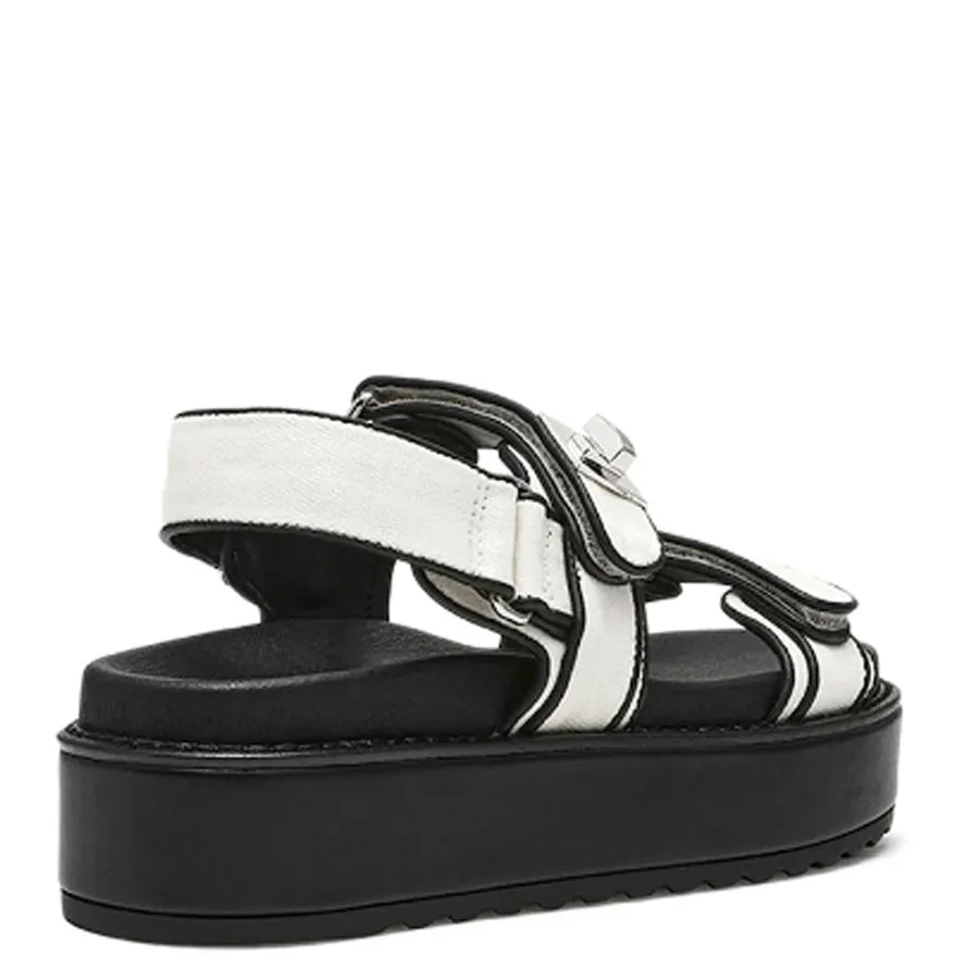 STEVE MADDEN - Γυναικεία πλατφόρμες BIGMONA 11003034-031 Black/Bone
