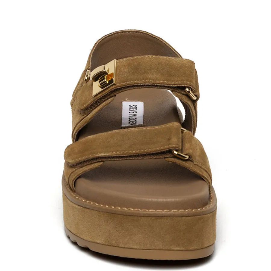 STEVE MADDEN - Γυναικεία πλατφόρμες BIGMONA 11003034-215 Tan Suede