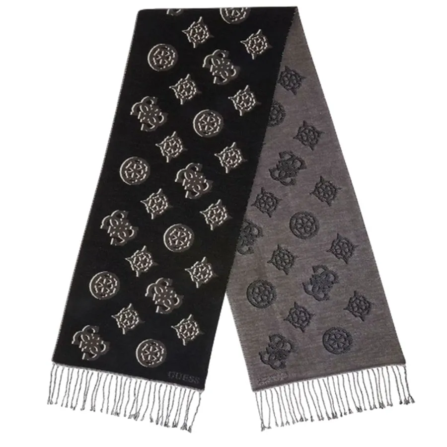 GUESS - Γυναικείο κασκόλ AW5451VIS03-BLO Μαύρο