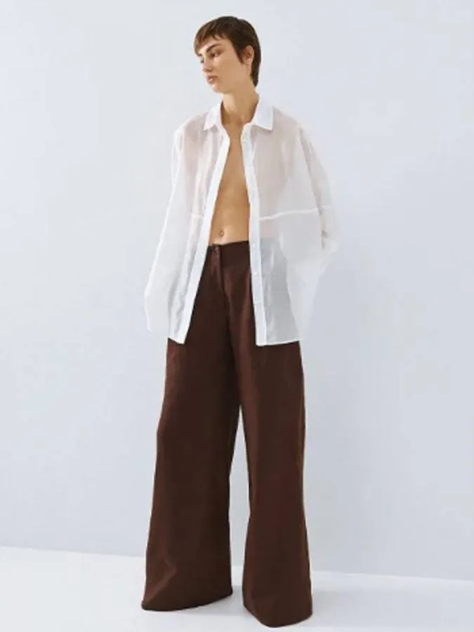 ACCESS - Γυναικείο πουκάμισο 63-7071-OFWHT