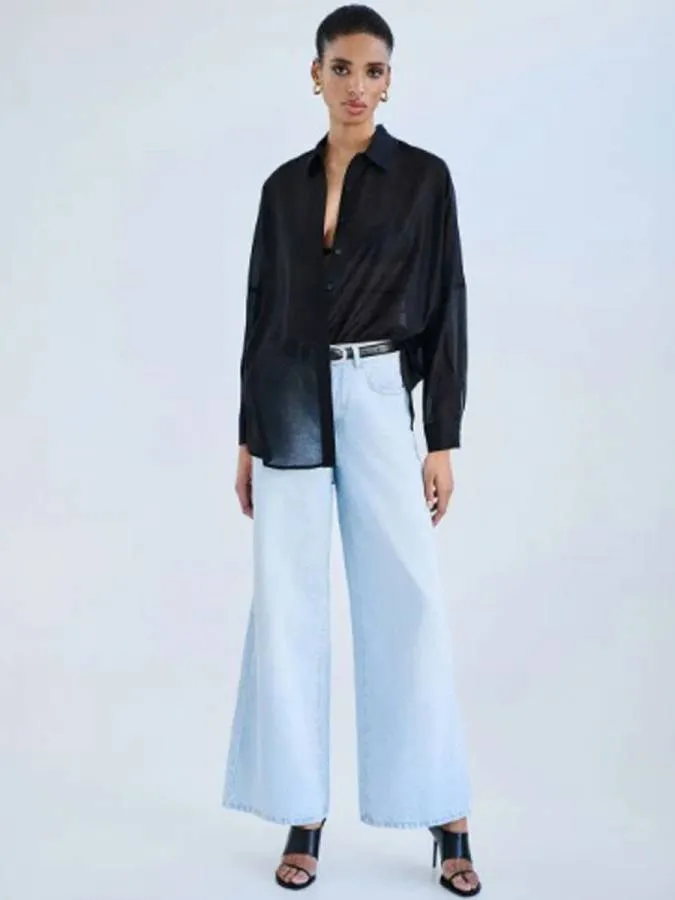 ACCESS - Γυναικείο πουκάμισο 63-7071-BLACK