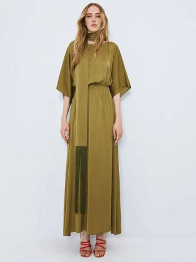 ACCESS - Γυναικείο φόρεμα 63-3416-OLIVE