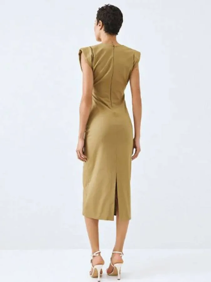 ACCESS - Γυναικείο φόρεμα 63-3409-OLIVE