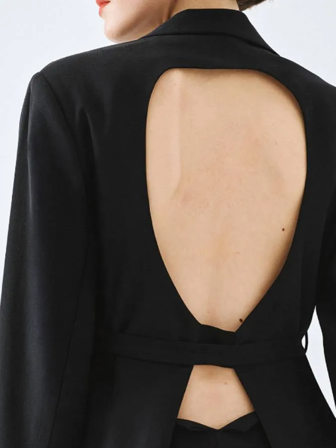 ACCESS - Γυναικείο σακάκι 63-1006-BLACK