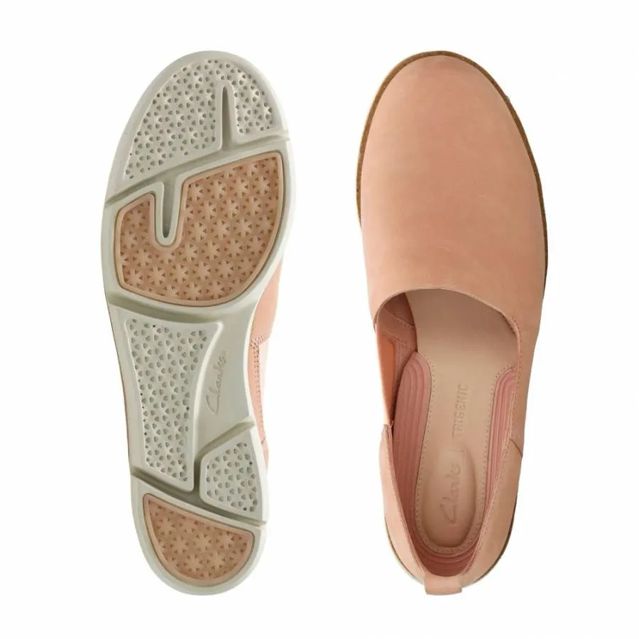 CLARKS - Tri Curve Pink Nubuck -