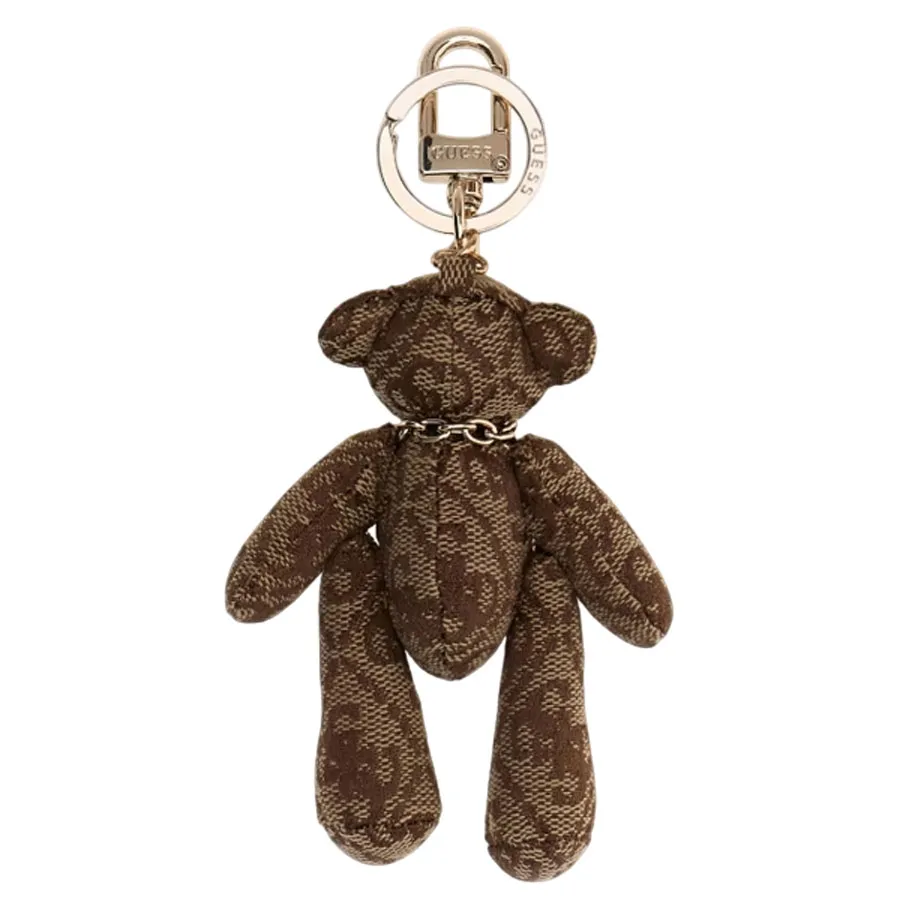 GUESS - Γυναικείο μπρελόκ RW7549P6101-LTL Latte Logo