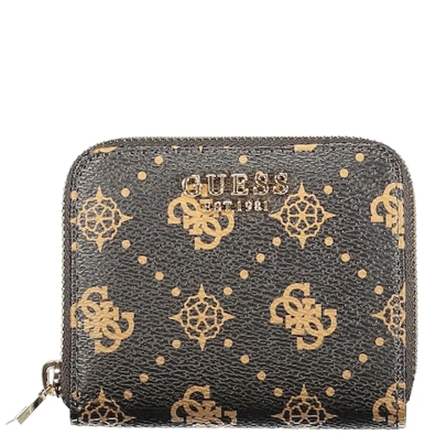 GUESS - Γυναικείο πορτοφόλι CARRIE LOGO SLG GP9898137 Espresso Logo