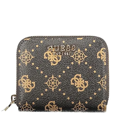 GUESS - Γυναικείο πορτοφόλι CARRIE LOGO SLG GP9898137 Espresso Logo