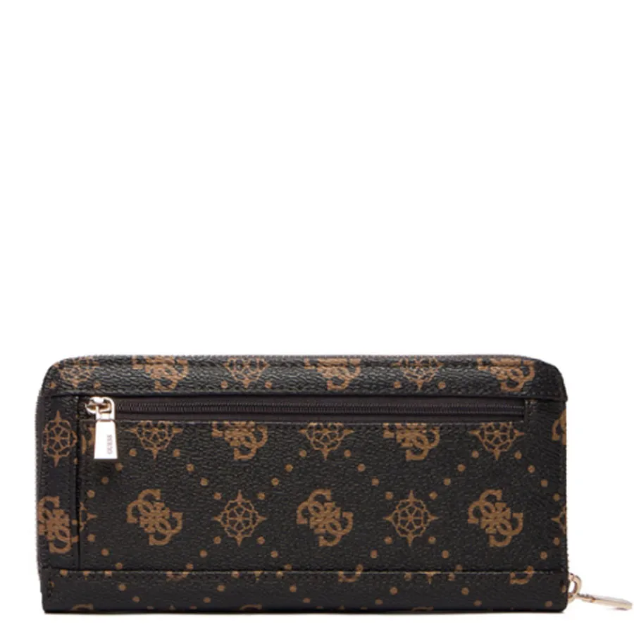 GUESS - Γυναικείο πορτοφόλι CARRIE LOGO SLG GP9898146 Espresso Logo