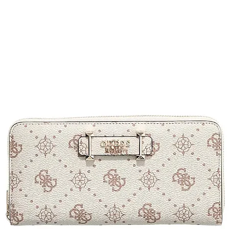 GUESS - Γυναικείο πορτοφόλι CARRIE LOGO SLG GP9898146 Vanilla Logo