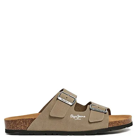 PEPE JEANS - Ανδρικές παντόφλες BIO SUEDE M PMS90112 (836) Stone Beige