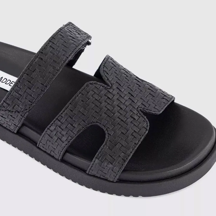 STEVE MADDEN - Γυναικείες παντόφλες MISSILE 11003028-841 Black Emboss