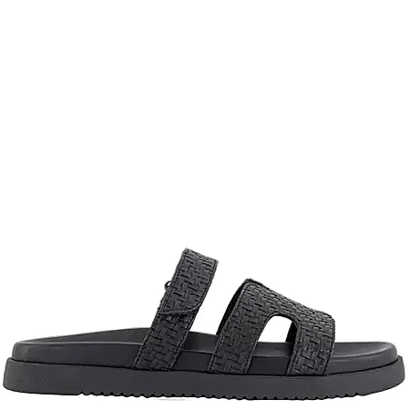 STEVE MADDEN - Γυναικείες παντόφλες MISSILE 11003028-841 Black Emboss