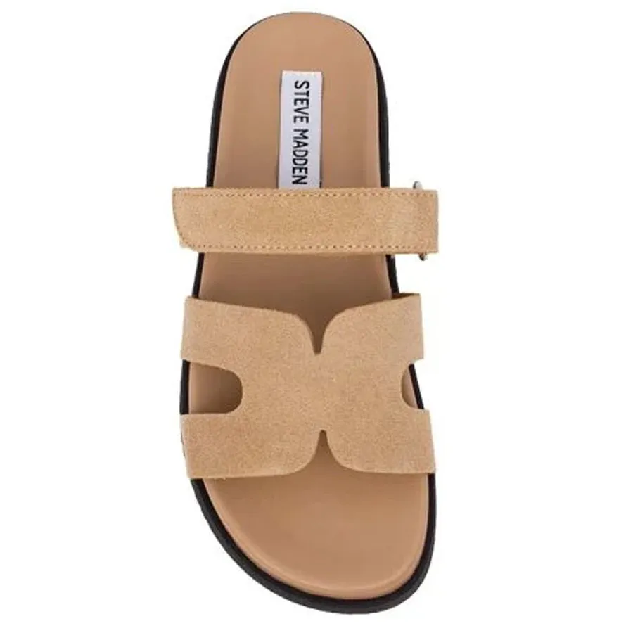 STEVE MADDEN - Γυναικείες παντόφλες MISSILE 11003028-275 Taupe Suede