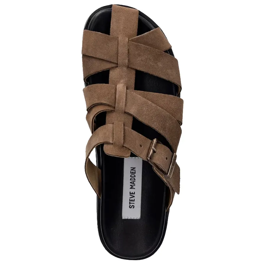 STEVE MADDEN - Ανδρικές παντόφλες MARLON 12000910-275 Taupe Suede