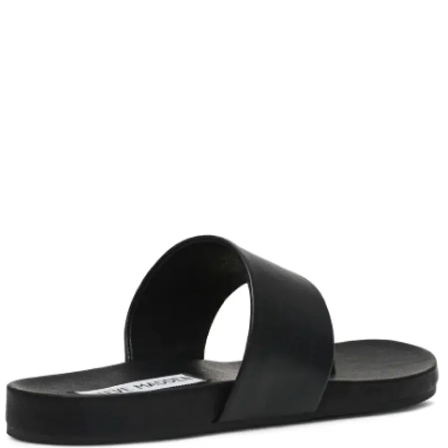STEVE MADDEN - Γυναικείες παντόφλες DOVE 11005329-017 Black Leat