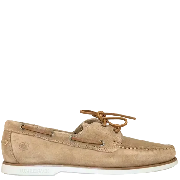 LUMBERJACK - Ανδρικά μοκασίνια NAVIGATOR 102268826-356 Beige