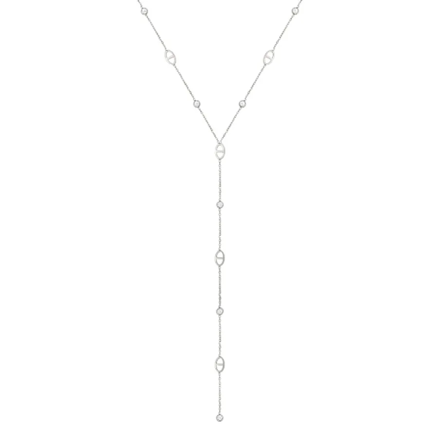 ALMYNOMA - Γυναικείο κολιέ FOREVER LOVE SILVER Ασημί