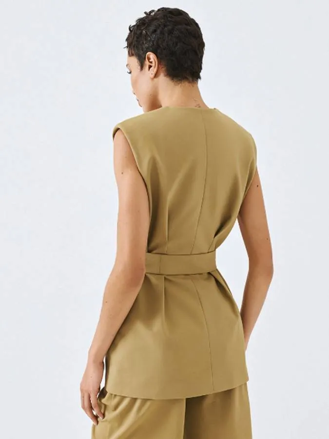 ACCESS - Γυναικείο γιλέκο 63-1004-OLIVE