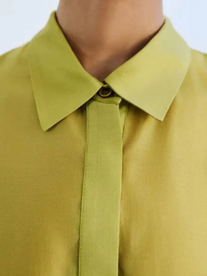 ACCESS - Γυναικείο πουκάμισο 63-7071-CITRO