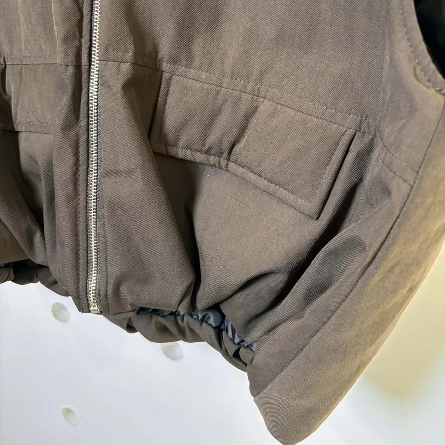 LUMINA - Γυναικείο γιλέκο L9401 Marrone