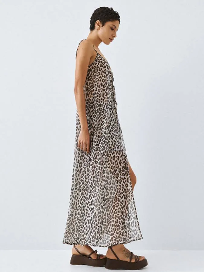 ACCESS - Γυναικείο φόρεμα 63-3419-LEOPAR