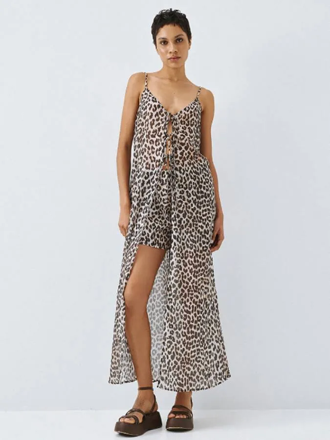 ACCESS - Γυναικείο φόρεμα 63-3419-LEOPAR