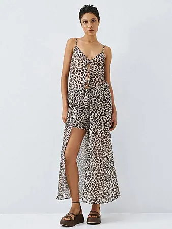 ACCESS - Γυναικείο φόρεμα 63-3419-LEOPAR