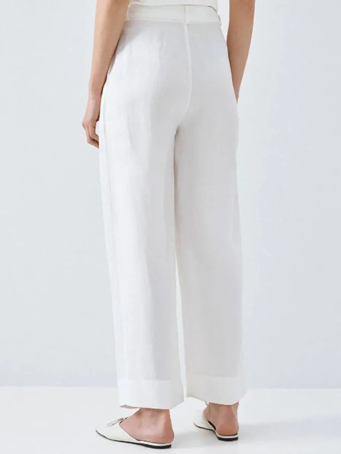 ACCESS - Γυναικείο παντελόνι 63-5005-OFWHT