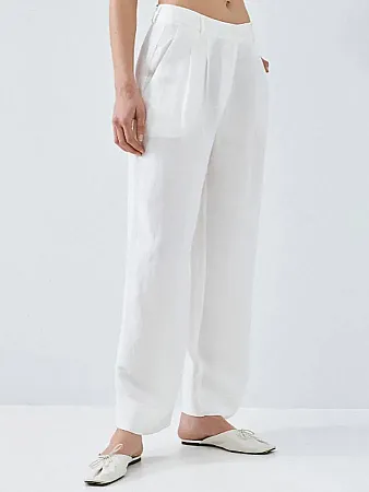 ACCESS - Γυναικείο παντελόνι 63-5005-OFWHT