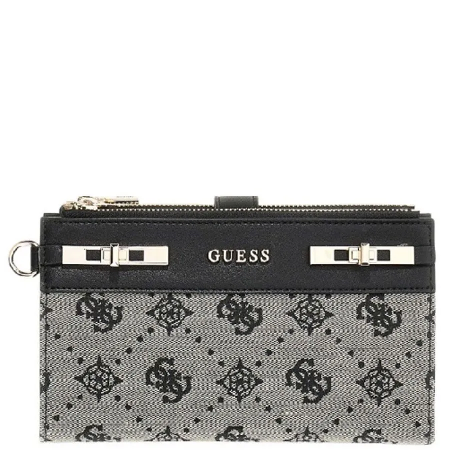 GUESS - Γυναικείο πορτοφόλι MELINDA LOGO SLG JP9902157 Black Logo