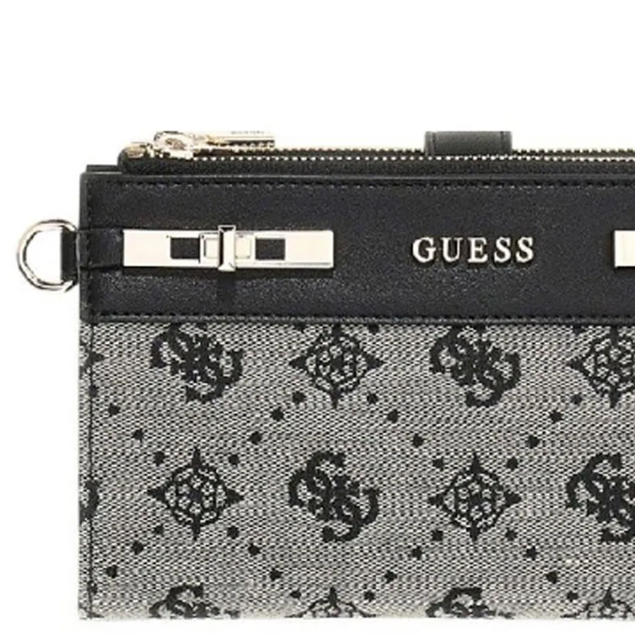 GUESS - Γυναικείο πορτοφόλι MELINDA LOGO SLG JP9902157 Black Logo