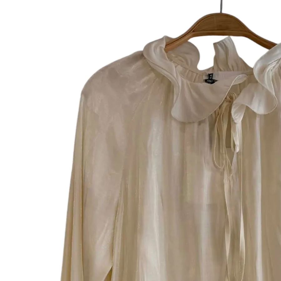 LUMINA - Γυναικείο πουκάμισο L9559 Panna