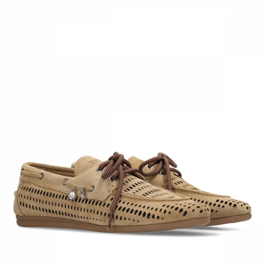 MEXX - Γυναικεία μοκασίνια THANDIE SUMMER MI001200561W-05-2508 Natural