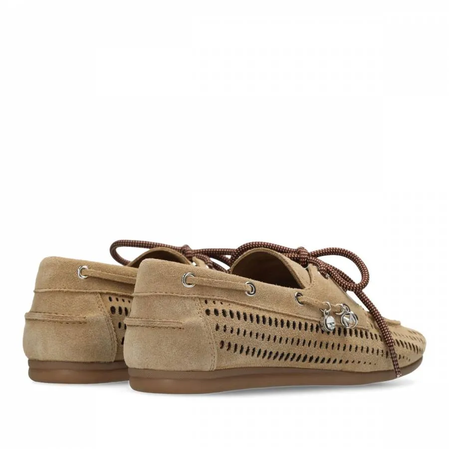 MEXX - Γυναικεία μοκασίνια THANDIE SUMMER MI001200561W-05-2508 Natural