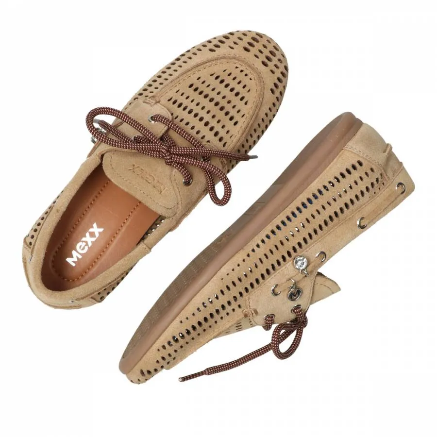 MEXX - Γυναικεία μοκασίνια THANDIE SUMMER MI001200561W-05-2508 Natural