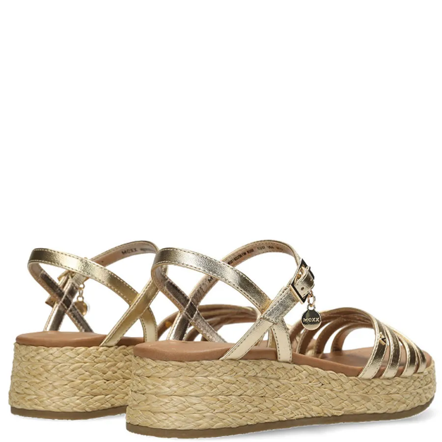 MEXX - Γυναικεία πέδιλα NOEMI SADE MI001602361W-8500 Gold