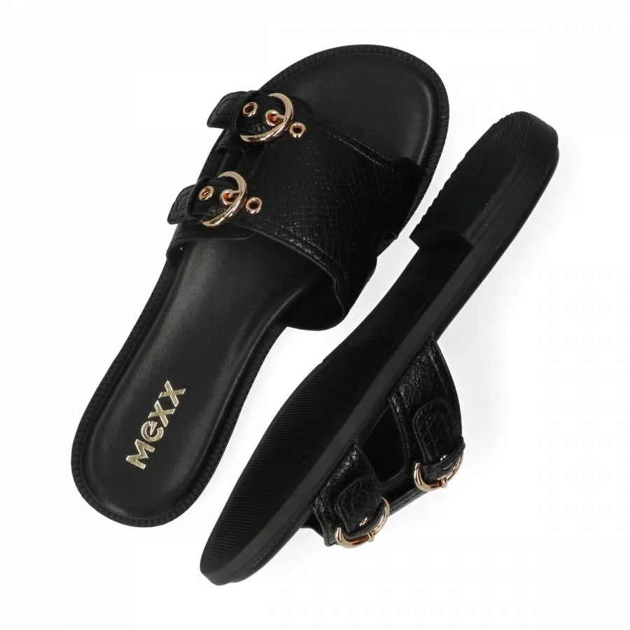 MEXX - Γυναικείες παντόφλες TAMORA SAOLAK MI001604361W-1000 Black