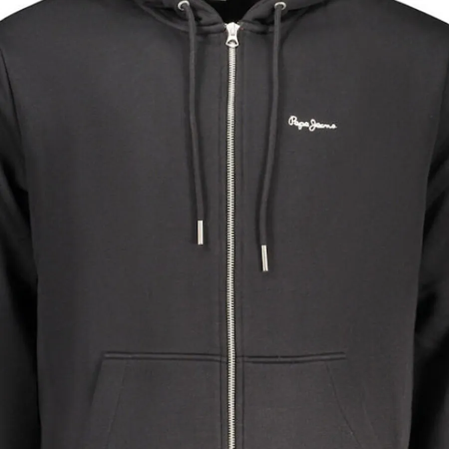 PEPE JEANS - Ανδρική ζακέτα GRIFFIN ZIP PM5800072 (999) Black