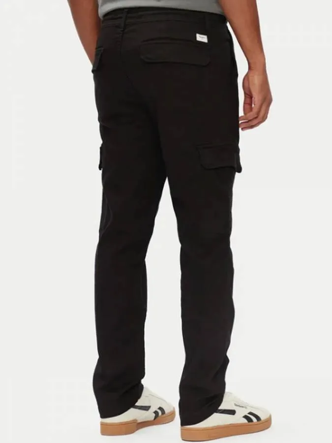 PEPE JEANS - Ανδρικό παντελόνι GYMDIGO CARGO PANT PM211725 (999) Black