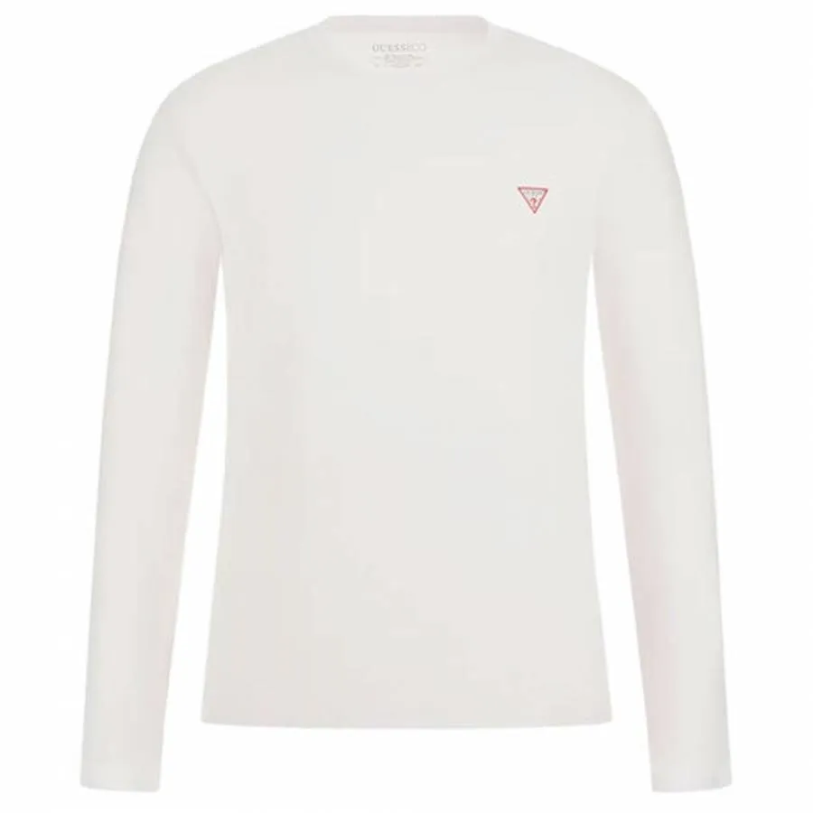 GUESS - Ανδρική μπλούζα Slim Fit M2YI28J1314-G011 Λευκό